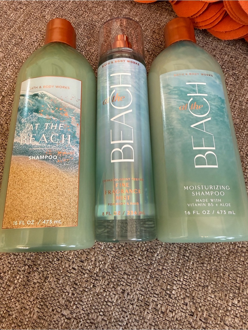 NWT Bath&Body Works Full Size 3PC At The Beach Bundle - Picture 2 of 3